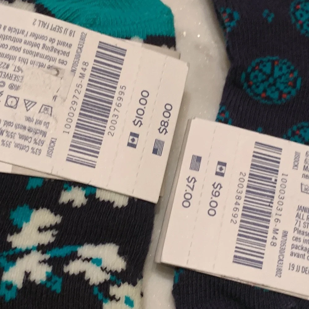 Janie and Jack Bundle 2 Pair of Socks